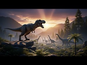 Unveiling the Lost World: Inside the Primeval Earth A T-Rex and Sauropod’s Journey