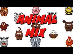 ANIMAL MIX 5 | FUNNY ANIMALS | NURSERY RHYMES | SILLY SONGS | KIDS SONGS | SING ALONG