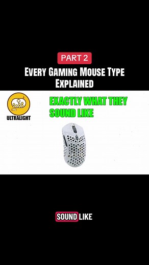 Every mouse type explained part 2. ultralight, superlight, lightweight mouse explained gaming #technology #gamingmouse #gaming