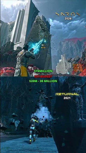 Saros vs Returnal | Destruction Physics #saros #returnal #ps5gameplay #comparison