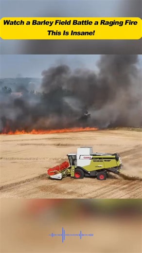 54K views · 242 reactions | A Blaze in the Barley Field See The Combine Fight BackBarleyFieldFireHarvestUnderFire FireVsMachineMidwestWildfireFarmingInCrisisWildfireBattleTractorsInActionHarvestChallenge | Machine Might01 | Facebook