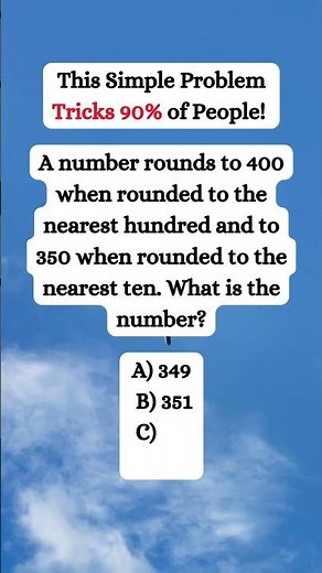 This Simple-Looking Rounding Problem Tricks 90% of People! Can You Get It Right? #riddlemathworld