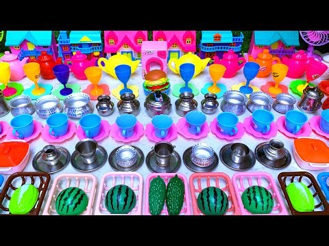 7 Minutes Satisfying With Unboxing Hello Kitty Kitchen Set | Cutee Tiny Mini ASMR | Toys Review
