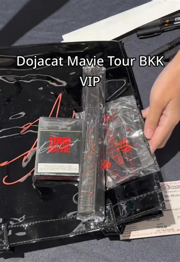 Tour Mavie in BKK Velog VIP Gold ticket #dojacat #DojaCatMaVieTourBKK #DojaCatThailand #TourMaVie #tourmaviebangkok