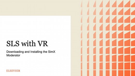 Simulation Learning System with Virtual Reality (SLS with VR): Downloading and Installing the SimX Moderator - Elsevier Education