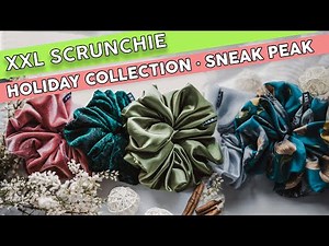 🎄HOLIDAY XXL SCRUNCHIE COLLECTION🎄 5 New Colours | Handmade Oversized Scrunchies Perfect Gift Idea❤️