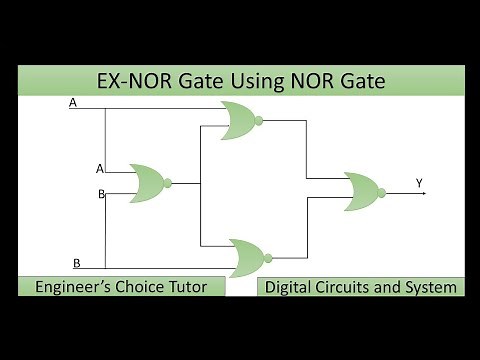 EX-NOR Gate Using NOR Gate