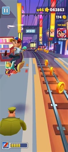 Wait For end 😱Jack🐰 SUBWAY SURFERS World tour Sakura tokyo 3021 shorts #shortsfeed #subwaysurfers