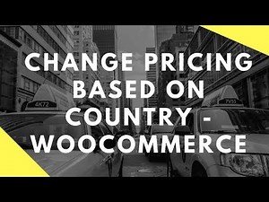 How to add different pricing based on Country Woocommerce - WordPress