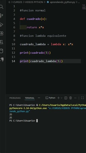 ¿Sabías que puedes crear funciones en una sola línea?