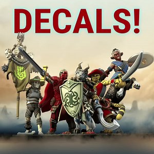 10K views · 516 reactions | We're excited to announce that our Decals are now available for everyone on Hero Forge! Now you can take customization to the next level by adding Shield, Banner, Animal Print, Splatter, Hair, and Beard decals to your miniature from the Decal Color menu.  We do have more in development as well, so keep a close eye on our page for future announcements. Try out our Decals today at HeroForge.com | Hero Forge | Facebook