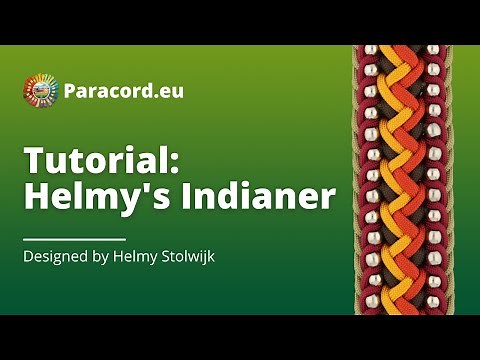 Helmy's Indianer knot - DIY Paracord Dog Collar Tutorial - Designed by Helmy Stolwijk