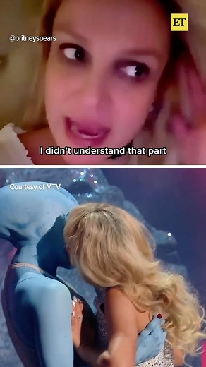 Entertainment Tonight on Instagram: "Britney Spears has some thoughts about the alien kiss during Sabrina Carpenter’s #VMAs performance. 👽💋"