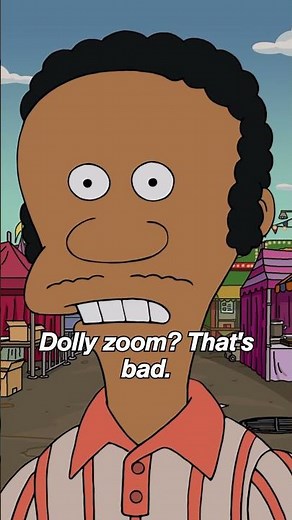 “dolly zoom? that’s bad” 😧 #thesimpsons