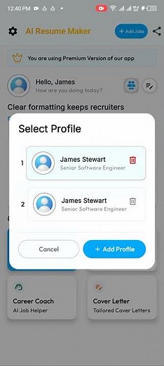 Free AI Resume Builder App | Make Professional CV for Jobs Instantly