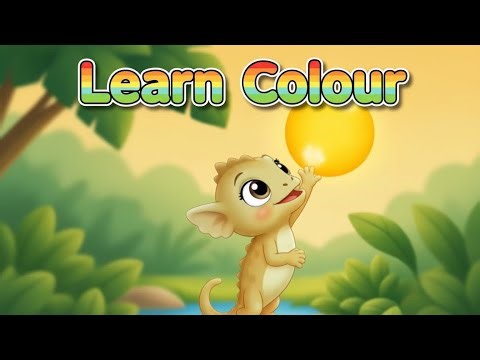 The Color-Changing Chameleon! 🌈 Fun Learning Adventure for Kids | Learn Colors in the Jungle