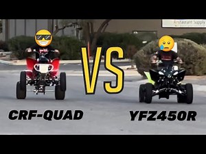 2022 CRF450R Quad VS YFZ450R
