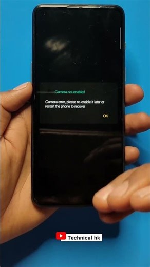 Camera error | please re enable it later or restart the phone to recover #youtubeshorts #shortvideo