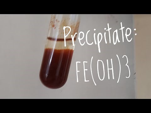 FeCl3 + NaOH reaction [Fe(OH)3 precipitate formation]