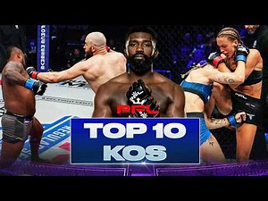 KNOCKOUTS GALORE! 👊💥 | The Top 10 KOs featuring Dakota Ditcheva, Denis Goltsov & MORE! | PFL 10
