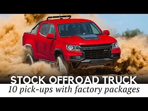 10 Off-road Pickup Trucks Factory-Equipped with Rugged Wheels and Lifted Suspensions