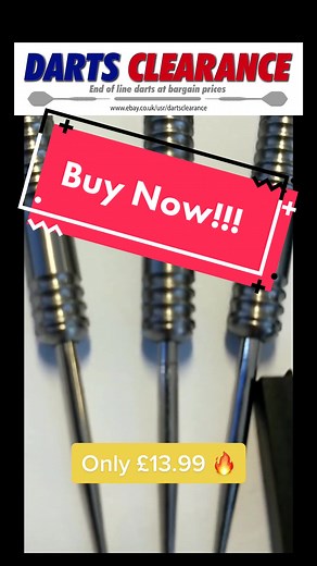 Brand new darts on our store Only £13.99 🔥 Search DartsClearance on Ebay #darts4fun #darts #dartsaddict #fyp #business #fyp