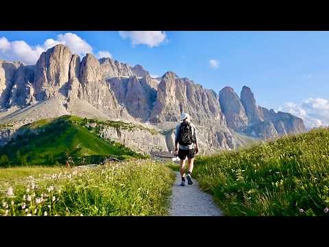 Hiking 50 miles on the Alta Via 2 in the Dolomites Italy
