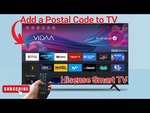 How To Add Post Code on Hisense Smart TV (Easy Steps)