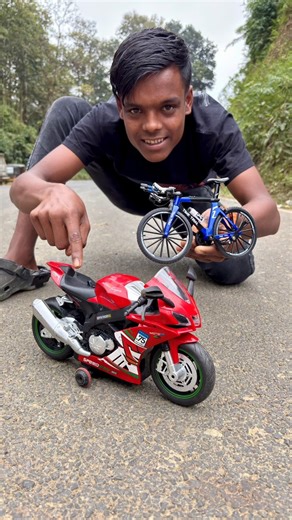 Small Electric Cycle Vs Big Rc Motor Bike Unboxing Dekho 🤪