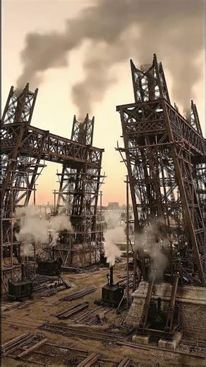 🗼 Eiffel Tower Construction in Seconds | From Ground to Icon