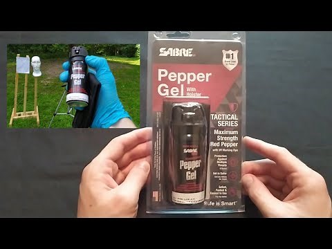 SABRE RED Pepper Gel with Holster - Tested and Reviewed