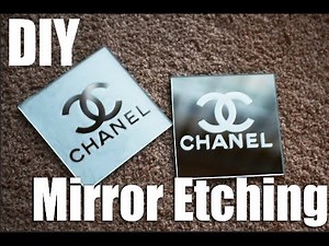DIY Mirror Etching