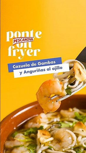 Gambas al Ajillo con Anguriñas | Receta tradicional en Airfryer (¡Súper fácil!)