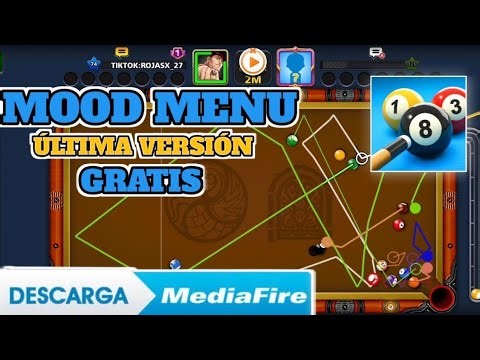 El Mejor Hack - Mood Menú Gratis 💥 Para 8Ball Pool Actualizado✅ 2026 Líneas Infinitas💥 / ROJASX_27