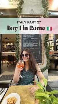 Rome Itinerary | Day 1 in Rome | Italy Travel #italy #rome #trevifountain #italiangetaway #travel