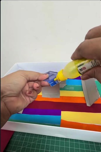 Leprechaun trap - maze DIY for St. Patrick’s day play - cardboard recycled STEM crafts