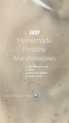 Easy Homade Healthy Marshmallow Recipe