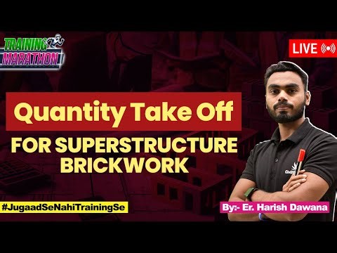 Complete Quantity Take off for Superstructure Brickwork | Detailed Estimation of Brickwork