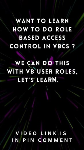 What are User Roles in Oracle Visual Builder, Role based access control for VBCS page