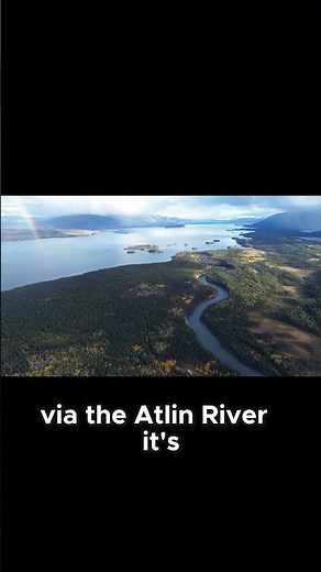 The Largest Natural Lake in BC! Atlin #atlinbc #rvlife #alaskahighway #lake #bc #boating #goldrush