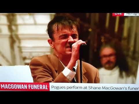 The Pogues performing at the funeral of Shane MacGowan: The Parting Glass