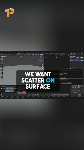 Blender Tutorial: Mastering Scatter Materials & Displacement #shorts