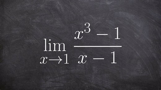 Evaluating a limit by factoring difference of two cubes