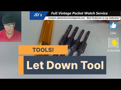 Let Down Tool for Clocks