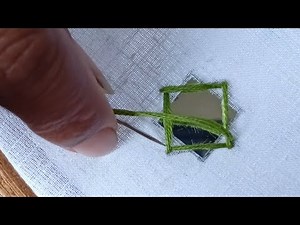 Mirror Work 21 l Amazing Mirror Work | Mirror Work Embroidery Designs | Mirrorwork Tutorial |