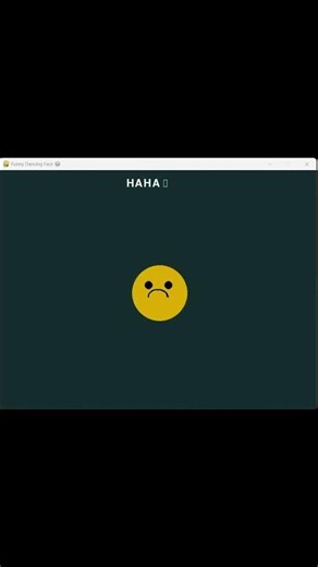 Funny Dancing Face Animation Using Python 😂🎉 #Python #FunnyAnimation #Emoji #Entertainment #FYP #AI