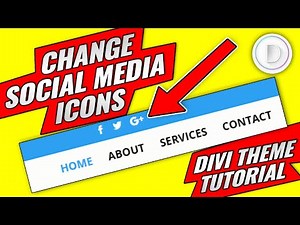 How to Edit Divi Social Media Icons