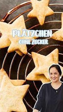Plätzchen ohne Zucker 🎄✨ #rezept