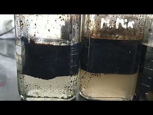 Demulsifier bottle test -1 إختبار كاسر الاستحلاب في المعمل الجزء الأول