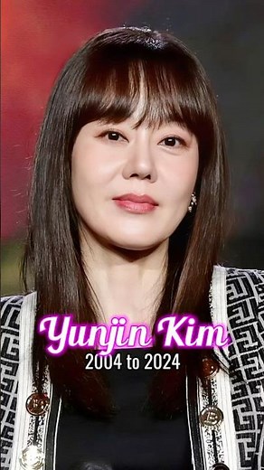 Yunjin Kim evolution from 2004 to 2024